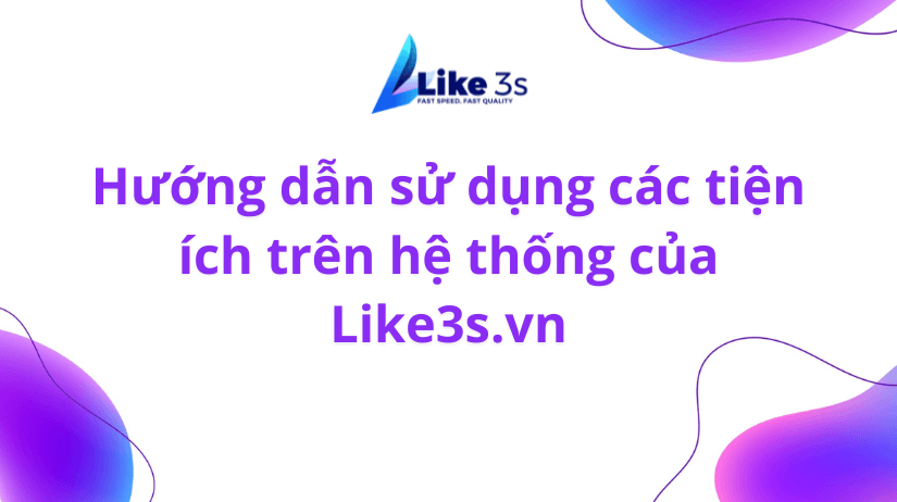 Hướng dẫn sử dụng các tiện ích tìm ID, Tải Video không Logo, Lấy Mã 2FA Facebook, tiktok... tại Like3s