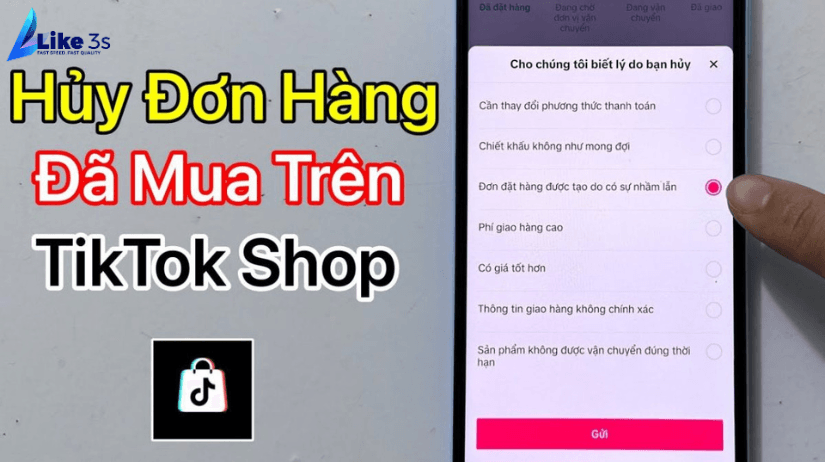Cách hủy đơn hàng trên TikTok chỉ với 3 bước – Cực Đơn Giản, Dễ Áp Dụng