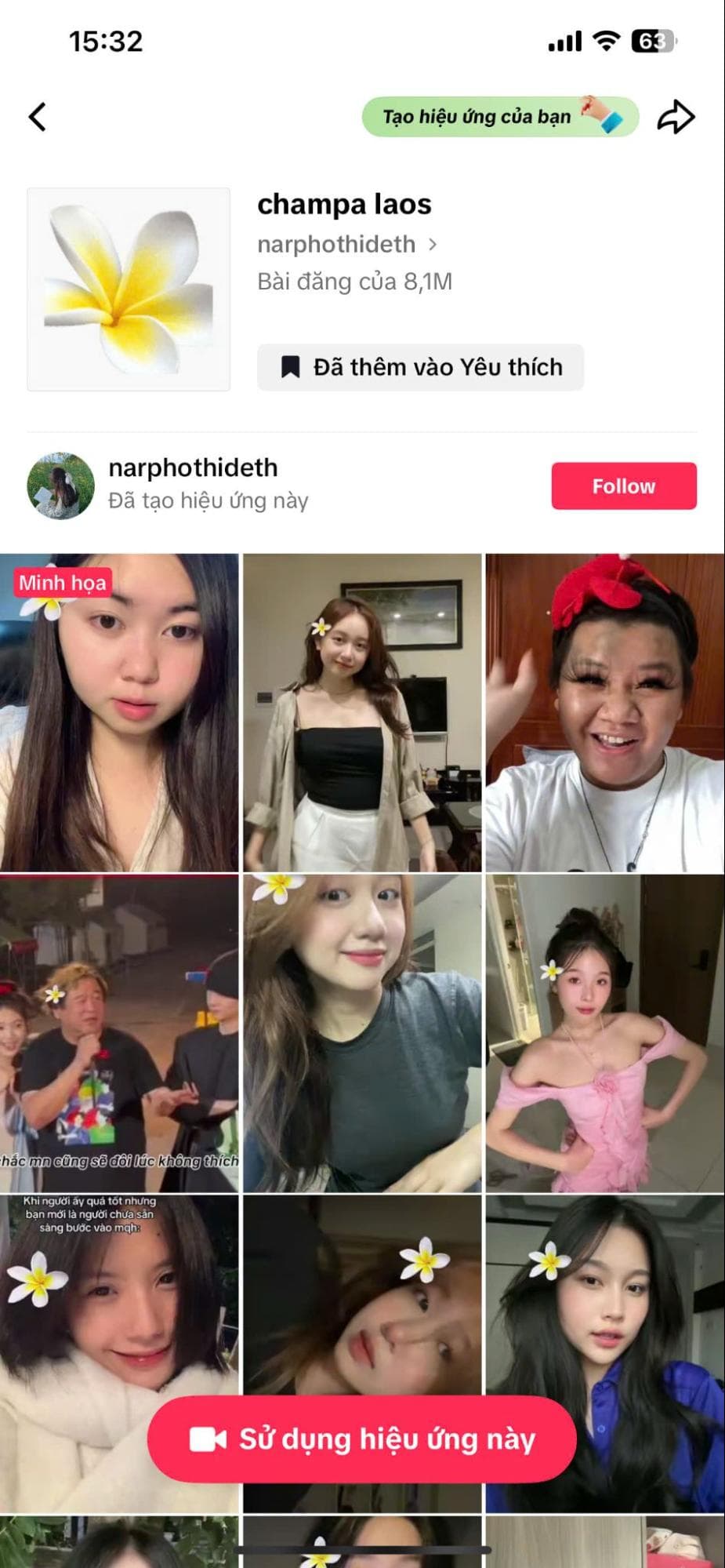 CÁCH SỬ DỤNG HIỆU ỨNG TIKTOK 