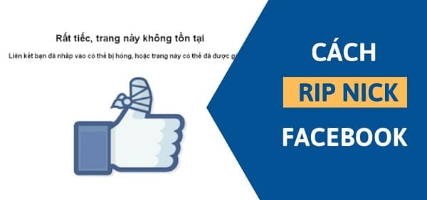 RIP nick Facebook là gì ? Hướng dẫn cách Rip, Khoá nick FB nhanh nhất cập nhật 2024