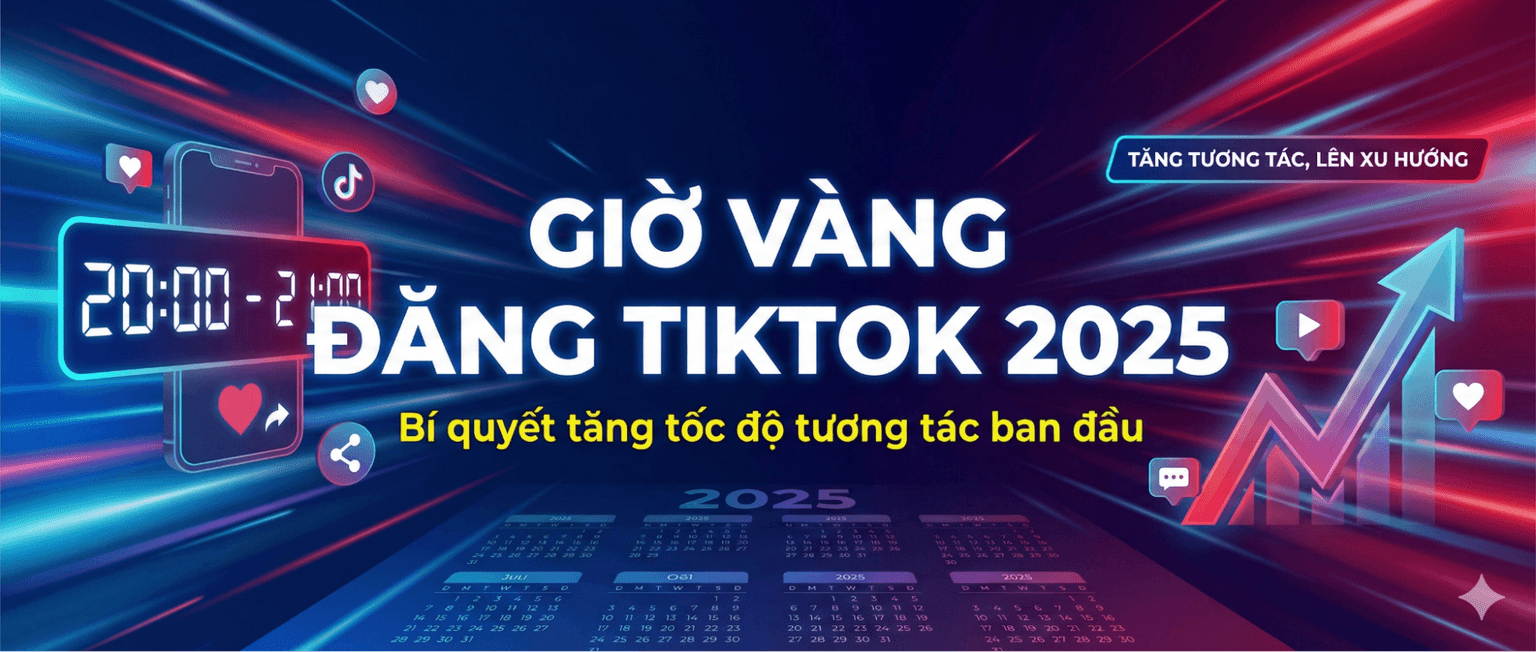 Top khung Giờ vàng đăng TikTok 2025 hiệu quả nhất