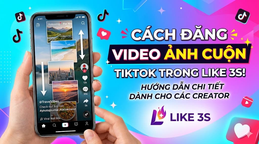 Cách đăng video ảnh cuộn TikTok 2026