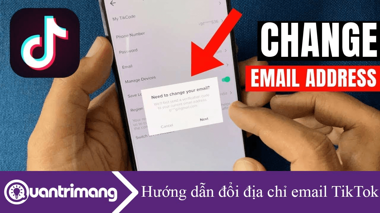 Cách đổi email trên TikTok 2025: Hướng dẫn chi tiết, nhanh gọn và an toàn