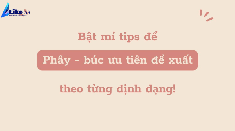 Bật mí tips để được đề xuất Facebook theo từng định dạng Ảnh, text, video,...