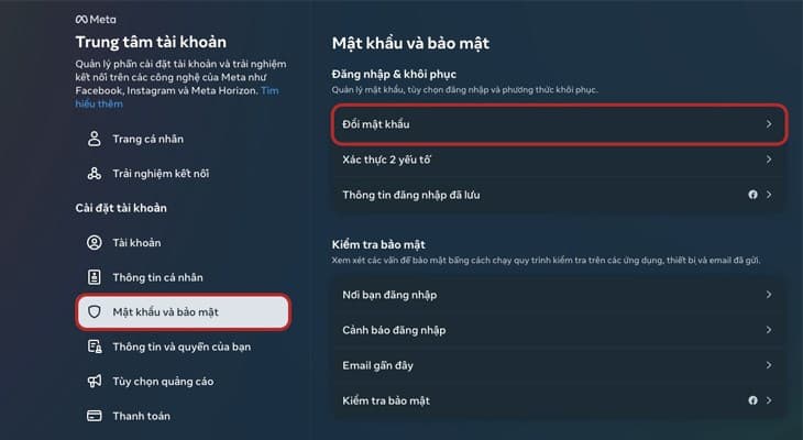 Làm thế nào để đổi mật khẩu Facebook trên điện thoại