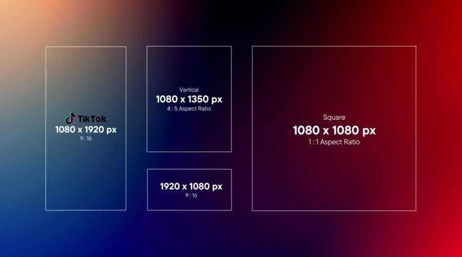 Cập nhật các kích thước video TikTok chuẩn bạn cần biết